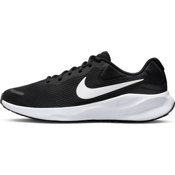 NWT Nike Men's Revolution 7  FB2207-001 Black/White Size 15 US - Picture 1 of 7